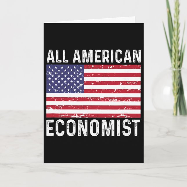 Tarjeta Economista Economía 4to Cuarto De Julio Todo Ameri (Anverso)