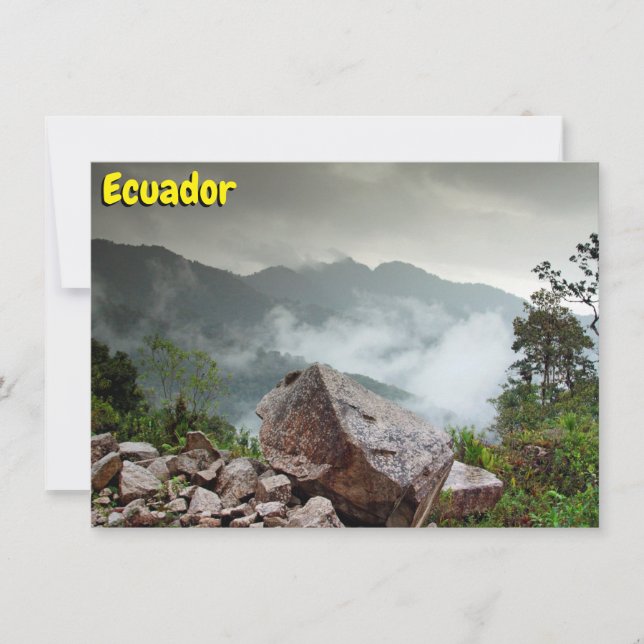 Tarjeta Ecuador (Anverso)