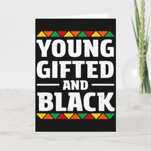 Tarjeta Ed Young Black Dashiki Orgullo Africano Mes de la