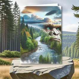 Tarjeta Edad no significa escote | Gracioso Birthday Bigfo