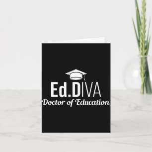 Tarjeta Edd doctorado en educación edd diva doctorado