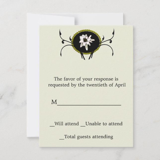 Tarjeta Edelweiss RSVP (Anverso)