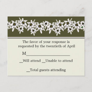 Tarjeta Edelweiss RSVP