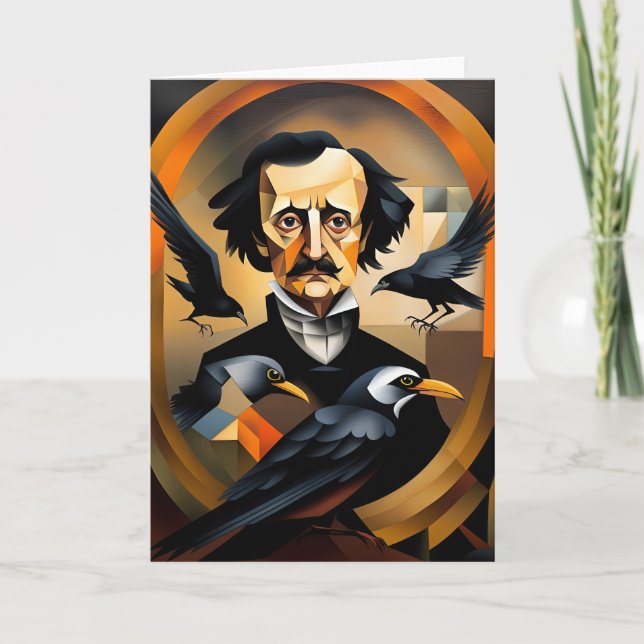 Tarjeta Edgar Allan Poe (Anverso)