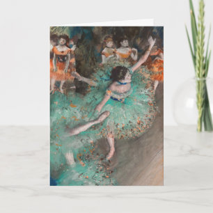 Tarjeta Edgar Degas - Bailarina inclinada / Bailarina en v