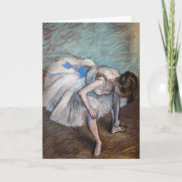 Tarjeta Edgar Degas - Bailarina sentada