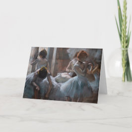 Tarjeta Edgar Degas - Bailarinas