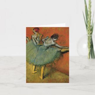 Tarjeta Edgar Degas | Bailarinas en el bar