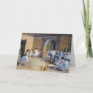 Tarjeta Edgar Degas - Dance Foyer, Opera rue Le Peletier