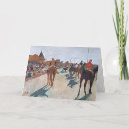 Tarjeta Edgar Degas - El Desfile