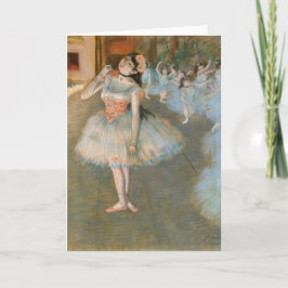 Tarjeta Edgar Degas - La estrella