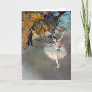 Tarjeta Edgar Degas - La Estrella / Bailarina en el Escena