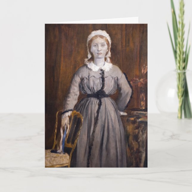 Tarjeta Edgar Degas - Marguerite de Gas (Anverso)