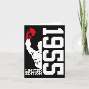 Tarjeta Edición Limitada 1955 Boxer 70th Birthday Boxing