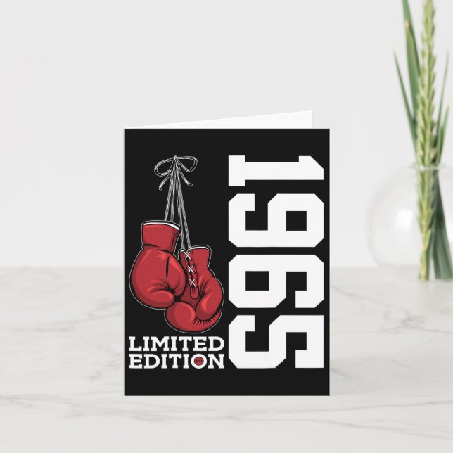 Tarjeta Edición Limitada 1965 Boxer 60th Birthday Boxing (Anverso)