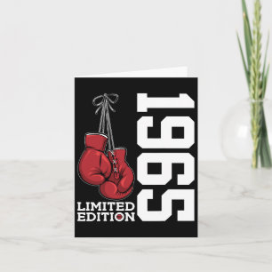 Tarjeta Edición Limitada 1965 Boxer 60th Birthday Boxing