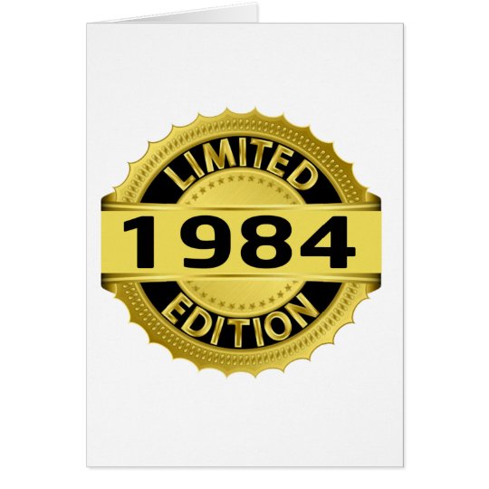 Tarjeta Edición limitada 1984