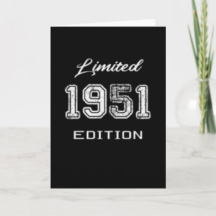 Tarjeta Edición limitada de 1951 - Magnífico regalo de cum
