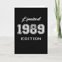 Edición limitada de 1989 - Magnífico regalo de cum