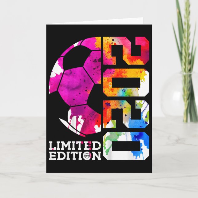 Tarjeta Edición Limitada Fútbol 5to Cumpleaños _1 (Anverso)