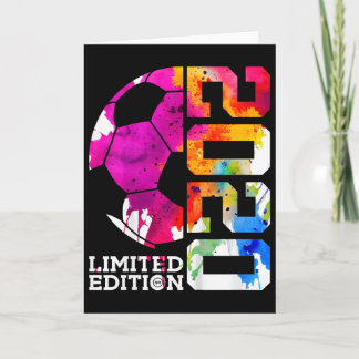 Tarjeta Edición Limitada Fútbol 6to Cumpleaños