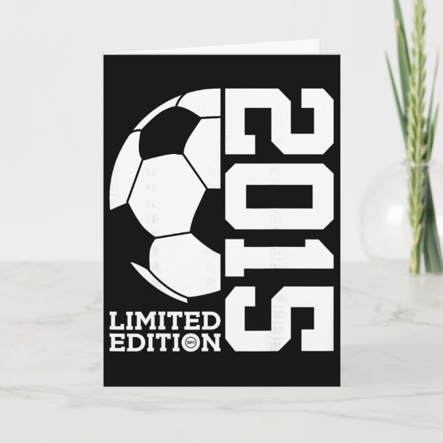 Tarjeta Edición Limitada Fútbol Cumpleaños 11 2015  (Anverso)