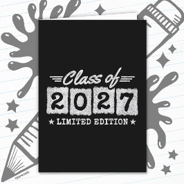Tarjeta Edición Limitada Graduación Clase Superior 2027