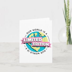 Tarjeta Edición limitada Nuestra Protección Ambiental Mund