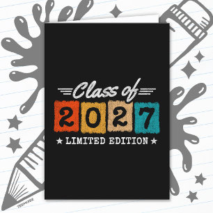 Tarjeta Edición Limitada Retro Vintage Clase Superior 2027