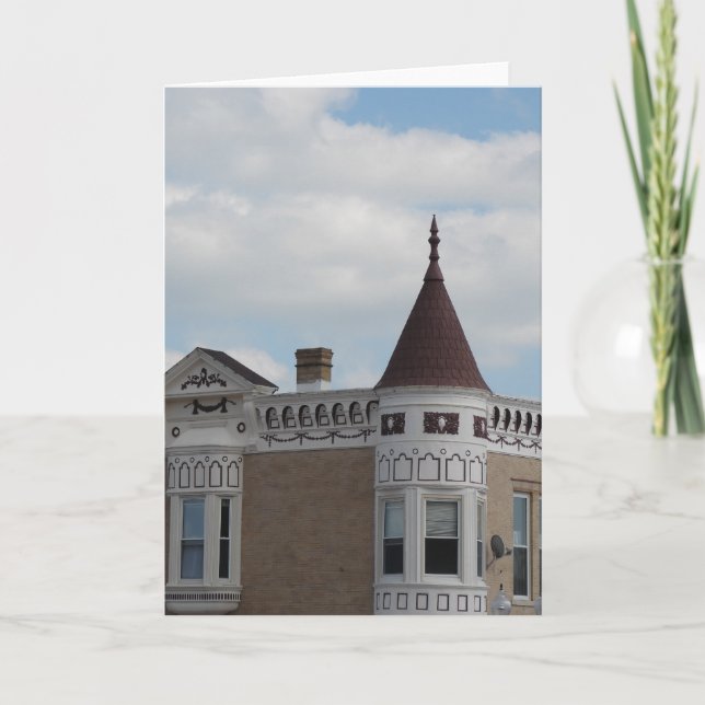 Tarjeta Edificio de Washington, Iowa (Anverso)