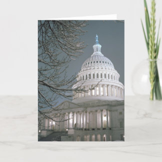 Tarjeta Edificio del capitolio de Estados Unidos en
