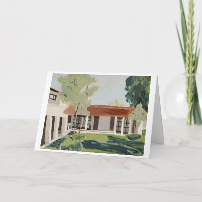 Tarjeta Edificio del teatro Palm Canyon (Anverso)