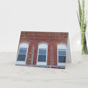 Tarjeta Edificio viejo de la legión en Brighton, Iowa