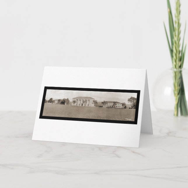 Tarjeta Edificios de West Point Foto 1909 (Anverso)