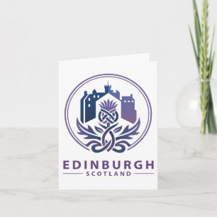 Tarjeta Edimburgo Escocia Reino Unido