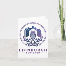Tarjeta Edinburgh Scotland United Kingdom
