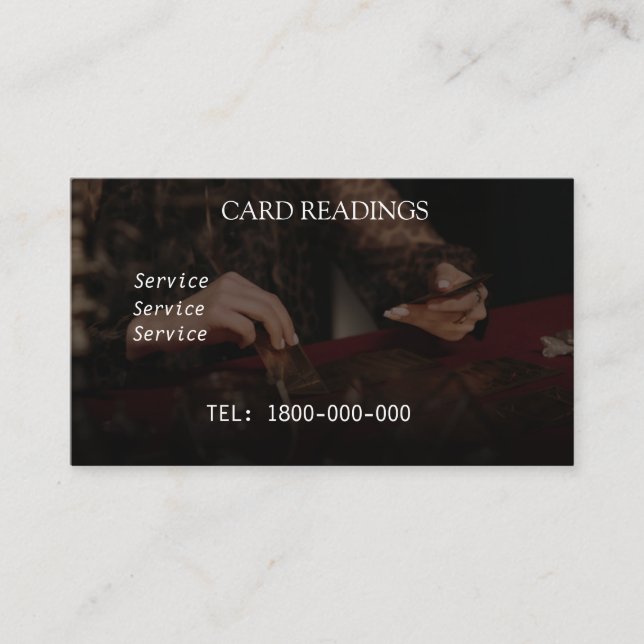 TARJETA EDITABLE DE LECTURA DE TAROTE (Anverso)