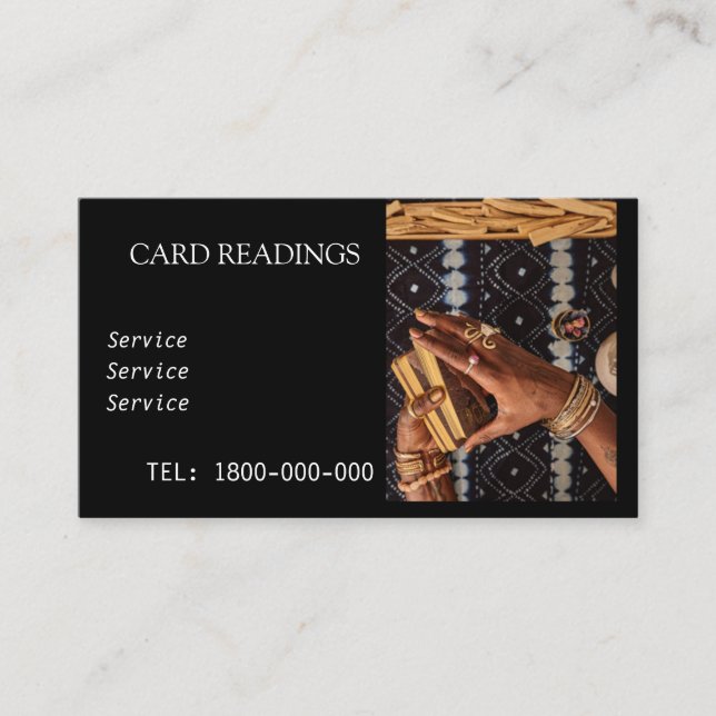 TARJETA EDITABLE DE LECTURA DE TAROTE (Anverso)