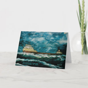 Tarjeta Edmund Fitsgerald 1996 con texto