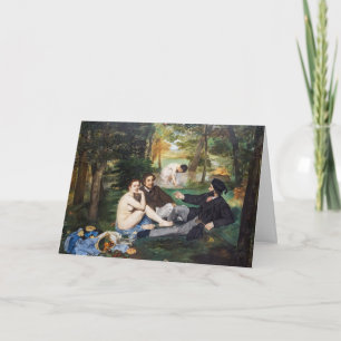 Tarjeta Edouard Manet - Almuerzo en la hierba