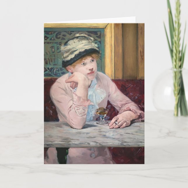 Tarjeta Edouard Manet - Brandy de ciruela (Anverso)