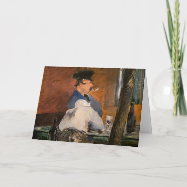 Tarjeta Edouard Manet - El Bar, Le Bouchon (Anverso)