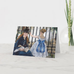 Tarjeta Edouard Manet - El ferrocarril