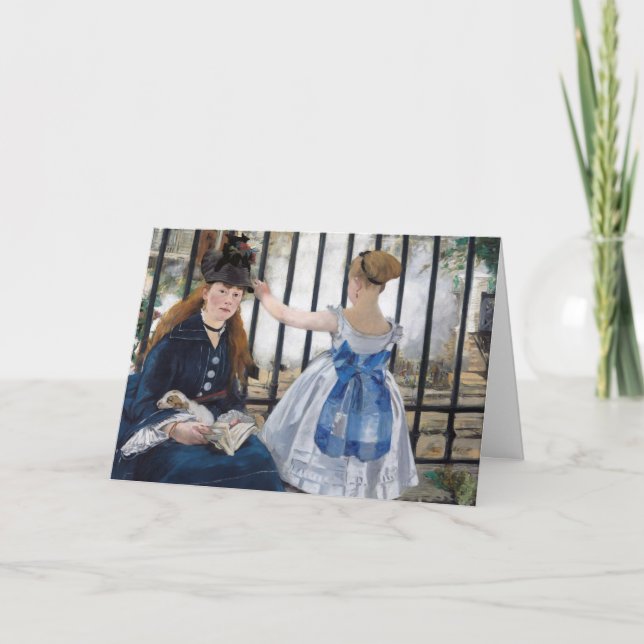 Tarjeta Edouard Manet - El ferrocarril (Anverso)
