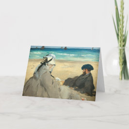 Tarjeta Edouard Manet - En la playa