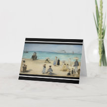 Edouard Manet - En la playa, Boulogne-sur-Mer