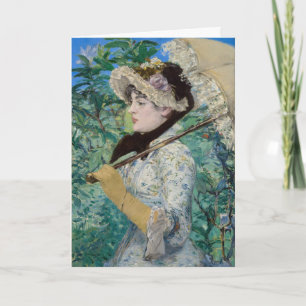 Tarjeta Edouard Manet - Jeanne / Primavera