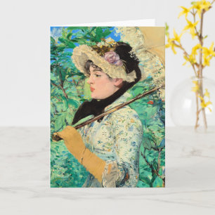 Tarjeta Edouard Manet - Jeanne Spring