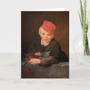 Tarjeta Edouard Manet - Niño con Cerezas