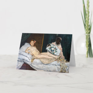 Tarjeta Edouard Manet - Olympia